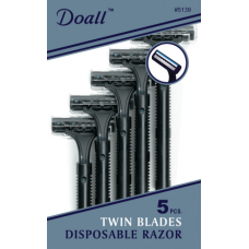 Disposable Razor 5Pc Twin Blades