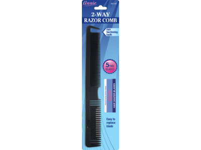 2 Way Razor Comb W/5 Blades