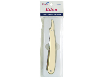 Disposable Shaver W/Blade (White Handle)