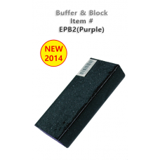 (LARGE) *4-SIDE* EMERY BLOCK *BLACK(PURPLE)* 30dz/cs