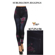 Jegging with Red Rose